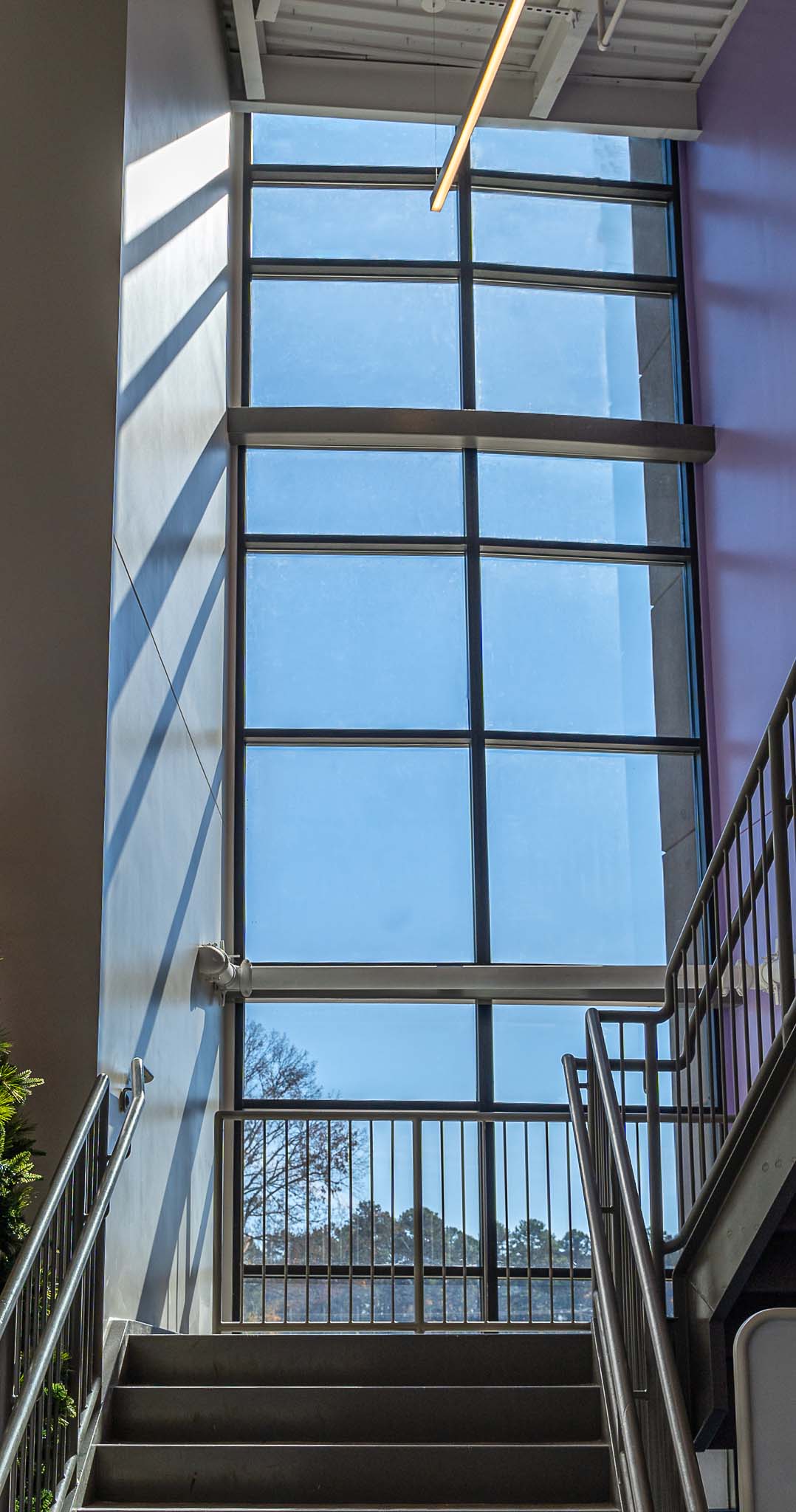 Stairwell window clean